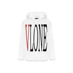 VLONE　パーカー　XLサイズ 白 赤 黒 ホワイト レッド ブラック 新品