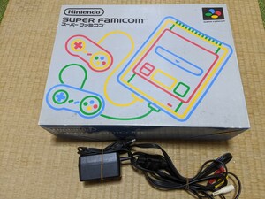 スーパーファミコン　本体　箱付き　ジャンク扱い 