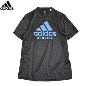 【新品】アディダス ベーシック ランニング 半袖 Tシャツ【38：黒】S トレーニング ジム マラソン ウォーキング 陸上 adidas CLIMALITE