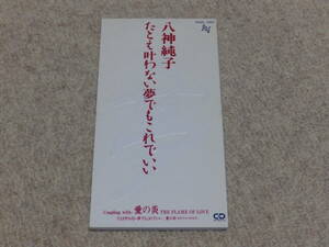 八神純子　　たとえ叶わない夢でもこれでいい／愛の炎　　8cmシングルＣＤ