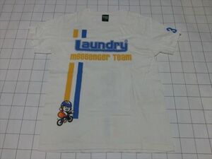 ◆Tシャツ 半袖 サイズ(S) Laundry(ランドリー) MESSENGER TEAM メッセンジャーチーム◆古着 日本製 同梱可 BOY ボーイ 自転車 メール