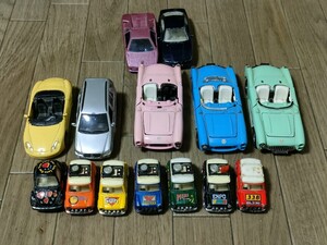 ミニカー 1/36.40.41サイズなどいろいろまとめて　ミニクーパー・コルベット・フェラーリ・ベンツ・ BMWなど