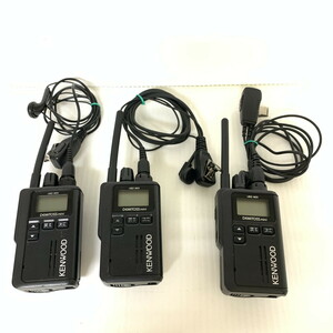 KENWOOD　特定小電力トランシーバー　UBZ-M31　現状品　中古　※タバコ臭有(M61114-4)