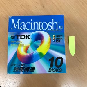 新品未使用☆TDK Macintosh(マッキントッシュ)用 フォーマット済みフロッピー 10枚組 MF2HD MCX10PS