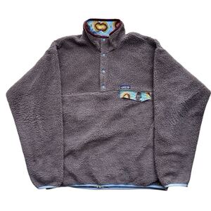 希少激レア 日本未発売 2008 パタゴニア リバーシブルスナップT Patagonia XL フリース ビックサイズ アメリカ限定 スナップT