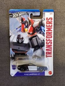 2024 Hot Wheels Transformers Police Ford Mustang GT 3/5 Walmart Exclusive Rare 海外 即決