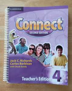 【送料無料】英語 コースブック Connect second ed. ケンブリッジ level4 teacher