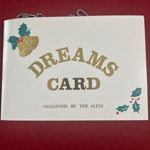 【THE ALFEEグッズ】THE ALFEE DREAM CARD