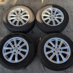 スタッドレスセット 美品　GY ICENAVI8 205/60R16 22年47週製　ノアVOXY等 16×6.5J 5×114.3 　オフセット＋40