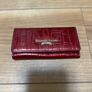 【Ｊ】Samantha Thavasa キーケース サマンサ レッド 赤 ジャンク品