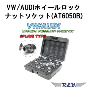 VW/AUDIホイールロックナットソケット(スプライン)12pcs (AT6050B)