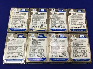 レ■L4500　 △WD △2.5インチ SATA【WD6400BPVT】　8個セット　　640GB