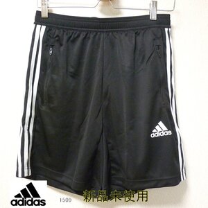 大きいサイズ新品未使用XO(2XL)★アディダス adidas ジップ付きポケットハーフパンツ/ショートパンツ黒/ブラック/GM2127