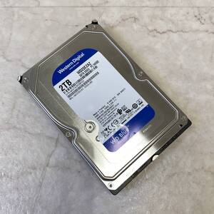  【送料無料】2.0HDD WD Blue WD20EZAZ Western Digital 2019 PC接続確認、初期化済 フルフォーマット 動作品 A1015-2 