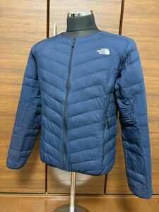 THE NORTH FACE(ザ・ノースフェイス）THUNDER ROUNDNECK JACKET（サンダーラウンドネックジャケット）NY31603 ネイビー L 極暖 GOLDWIN