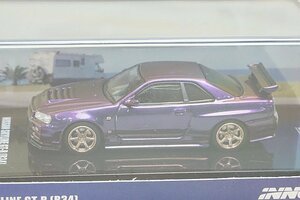 INNO イノモデル 1/64 NISSAN 日産 Skyline スカイライン GT-R (R34) ミッドナイトパープル Ⅱ IN64-R34RT-MPII