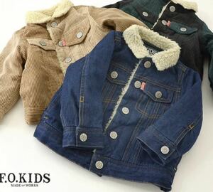 エフオーキッズ ストームライドJK キッズ ベビー トップス　ジャケット ボア 中綿 シンプル アメカジ 子供服 F.O.KIDS アウター Gジャン