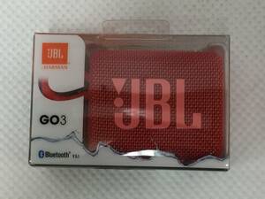 scR401* 送料無料 JBL Go3 Bluetoothスピーカー レッド 防水仕様 ※簡易動作のみ確認済