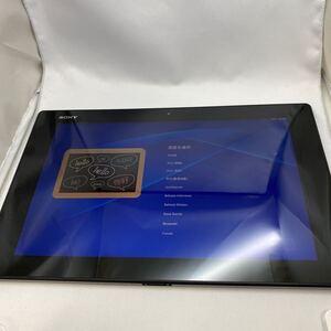 993 SONY Xperia Z2 Tablet SGP511 ブラック 中古スマホ 訳あり ジャンク SIMフリー au 