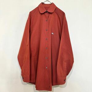 ETRO エトロ ピンストライプ シャツ ブラウス ビンテージ vintage イタリア製 ブランド古着 42