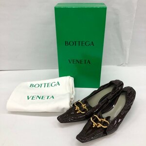 BOTTEGA VENETA ボッテガヴェネタ パテント マダムパンプス サイズ38 1/2 箱付き【CGAD6017】