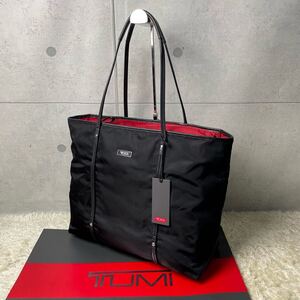 [極美品] TUMI トゥミ Voyageur メンズ ビジネスバッグ トートバッグ ブリーフケース 肩掛け A4+PC可 大容量 本革 ナイロン 通勤 旅行 黒