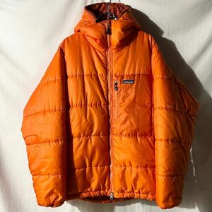 《極美品》2003年製 patagonia パタゴニア ダスパーカー ダスパーカ DAS PARKA ホットラバ オレンジ L ヴィンテージ OLD