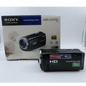 1円【ジャンク】SONY ソニー/ハンディカム/ビデオカメラ/HDR-CX270V/93