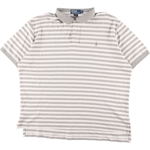 古着 ラルフローレン Ralph Lauren POLO by Ralph Lauren 半袖 ボーダー ポロシャツ メンズXL /eaa332750 【SS2409_30%】