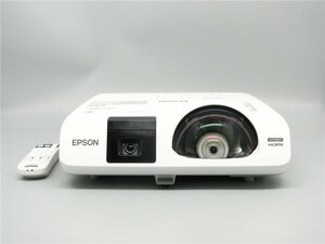 中古品　【EPSON】 プロジェクター　EB-536WT　ランプ使用時間：高760h、低46h　リモコン付き　送料無料