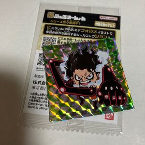 ONE PIECE ワンピース にふぉるめーしょん 大海賊シールウエハース PRシール ルフィ ギア4 麦わらストア