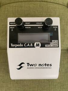 Two notes / Torpedo C.A.B. M スピーカーシミュレーター