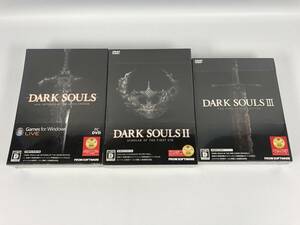 全てシュリンク未開封 DARK SOULS Ⅰ Ⅱ Ⅲ 数量限定特典付版 for windows 3本セット■ダークソウル 1 2 3