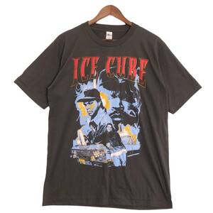 新品 【ICE CUBE】アイスキューブ Vintage Style プリント Tシャツ XL // ラップ ヒップホップ ラッパー NWA ボーイズンザフッド