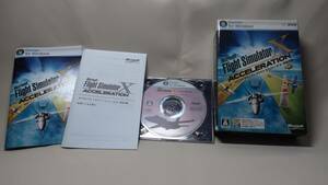 Microsoft Flight Simulator X　ACCELERATION　美品