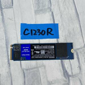 【中古部品】即決！SSDパーツ M.2 NVMe 500GB(M Key 5pin) SN550 動作確認済 ※管C1230R