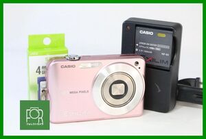 【同梱歓迎】実用■到着後即使える■CASIO EXILIM EX-Z1050 ピンク■バッテリー・チャージャー・4GB SDカード付き■DDD425