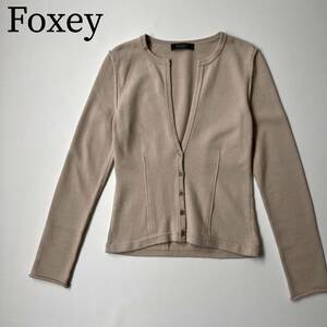 FOXEY BOUTIQUE フォクシーブティック ニットカーディガン　ボレロ　セーター シェイプルックカーディガン トップス　長袖 レディース