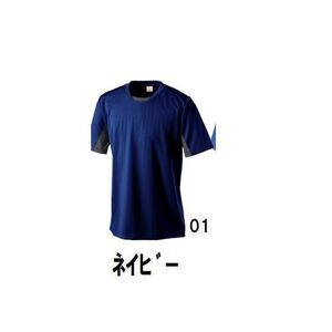 新品 サッカー フットサル 半袖 シャツ 紺 ネイビー Mサイズ 子供 大人 男性 女性 wundou ウンドウ 1940 送料無料