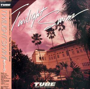 A00585062/LP/TUBE(チューブ・前田亘輝)「Twilight Swim (1985年・28AH-2266・長戸大幸プロデュース・ディスコ・DISCO・シンセポップ)」