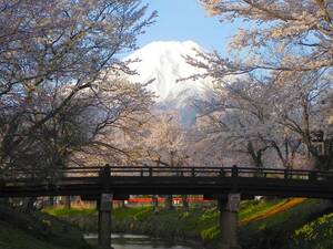 世界遺産 富士山33 写真 A4又は2L版 額付き