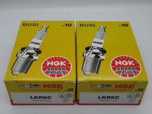 61569 未使用 NGK スパークプラグ LKR6C 10本セット×2箱 12Φ×26.5㎜ BUSI SPARK PLUGS ⑤