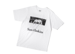 ビューティ&ユース BEAUTY&YOUTH x Stie-lo スティーロ 野口 強 Sam Haskins サム ハスキンス horse Tee T シャツ 白 XL 新品 即発送可