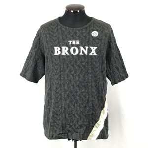 定価1.4万★VOTE/ヴォートメイクニュークローズ★THE BRONX/半袖Tシャツ【メンズS/グレー×ホワイト/総柄】VOTE MAKE NEW CLOTHES◆BG471