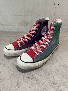 希少！USA製！マルチ！80s CONVERSE コンバース ハイカット 当て布 クレイジー CHUCK TAYLOR チャックテイラー オールスター ALLSTAR(7)