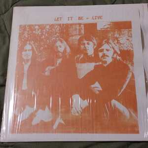シュリンク付：輸入盤1LP：BEATLES / O.P.D.音源★1970年『LET IT BE LIVE』全10曲収録/インサート付き