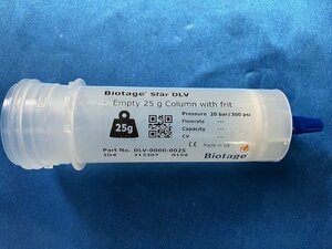 3137-6【Biotage】Flash用プレパックドカラムBiotage Sfar　型番：DLV Empty 25g Column with firt　※送料無料