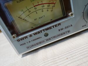 KURANISHI ” RW-201A ” クラニシ・SWR&WATTメーター！！