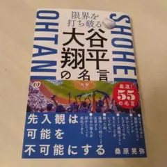 限界を打ち破る 大谷翔平の名言