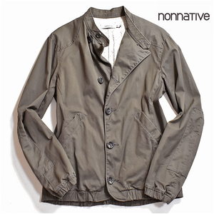 【定価48,090円】 ノンネイティブ 12SS 裏地花柄 ストレッチ ドリフターブルゾン 2 メンズM-L ジャケット nonnative drifter blouson 